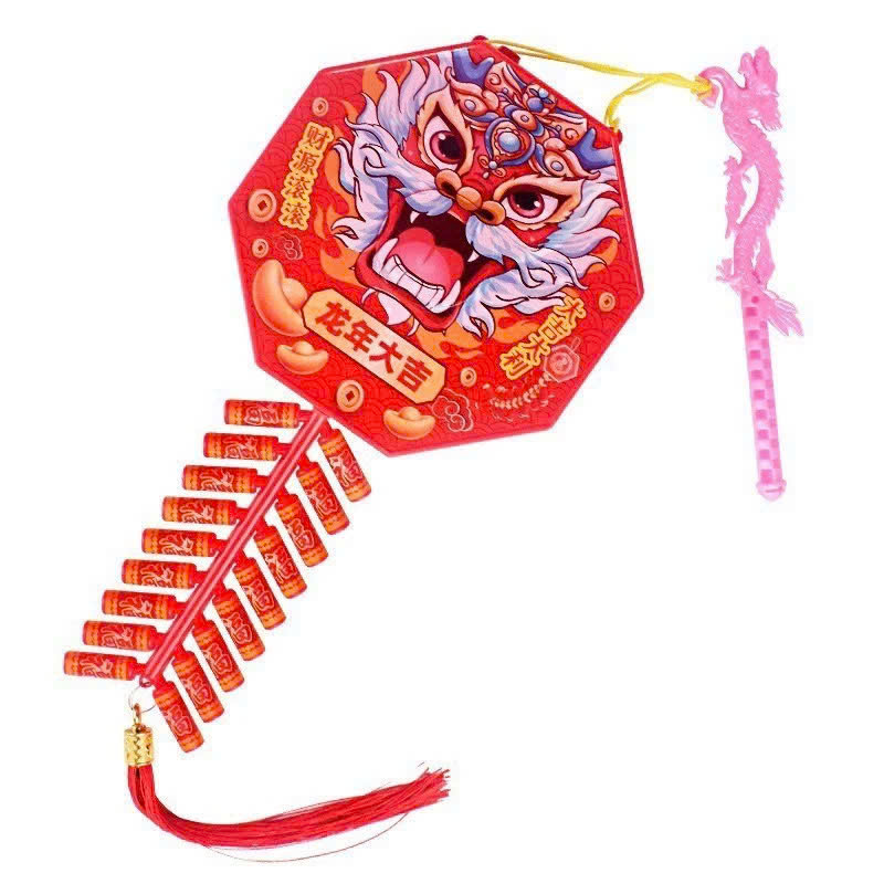 Dây pháo bong bóng hình rồng trang trí tết