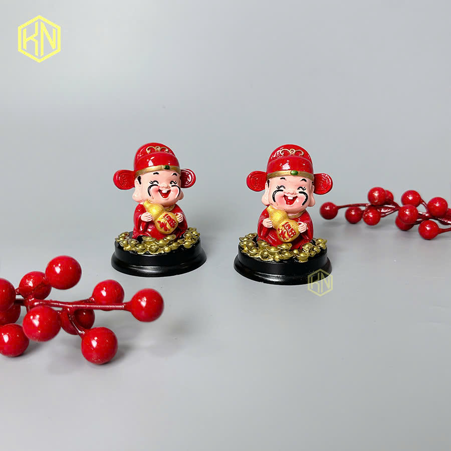 Ông ngũ phúc ngồi trên vàng thỏi