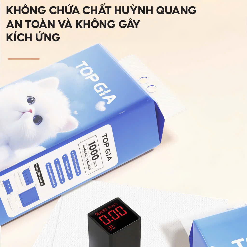 Thùng 10 bịch khăn giấy rút chó mèo Topgia