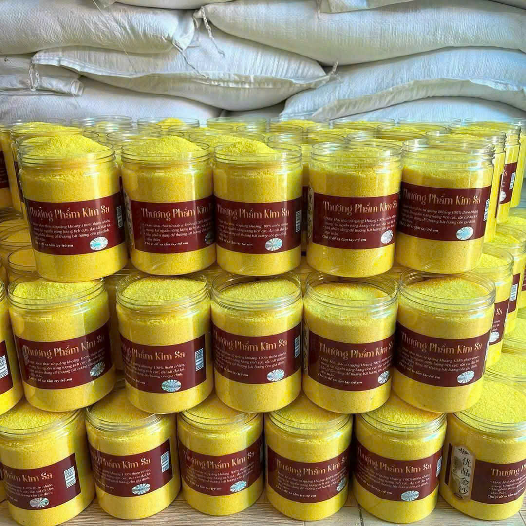 Hũ 1kg cát vàng kim sa để lư hương