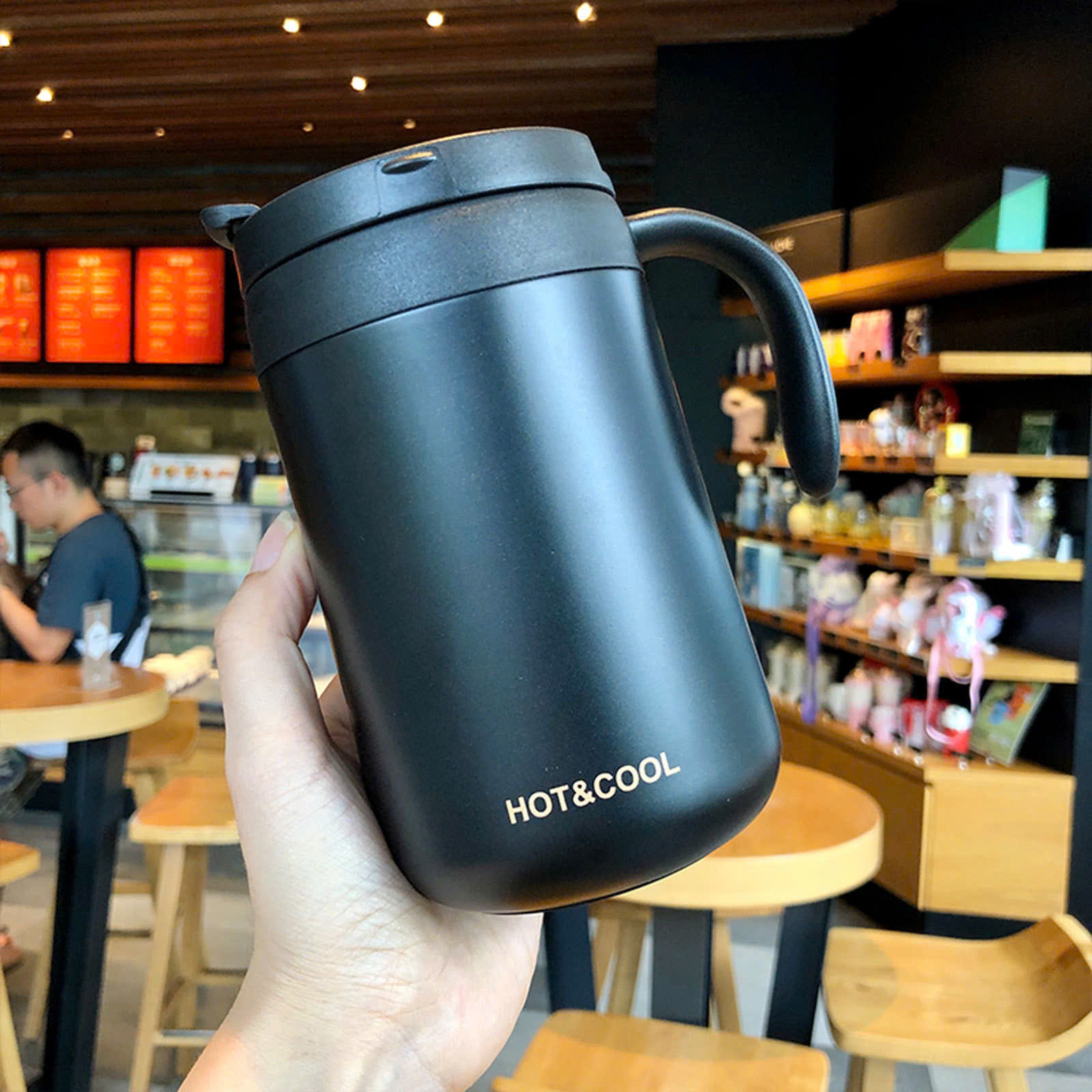 Ca giữ nhiệt có nắp Hot&Cool inox 304 500ml