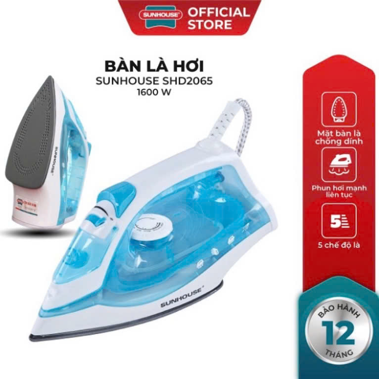 Bàn là hơi nước Sunhouse SHD2065