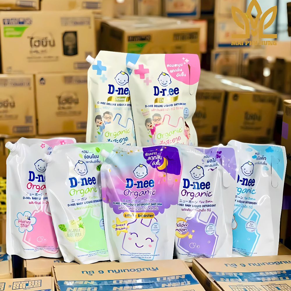 Nước giặt xả quần áo Dnee Thái Lan túi 1400ml