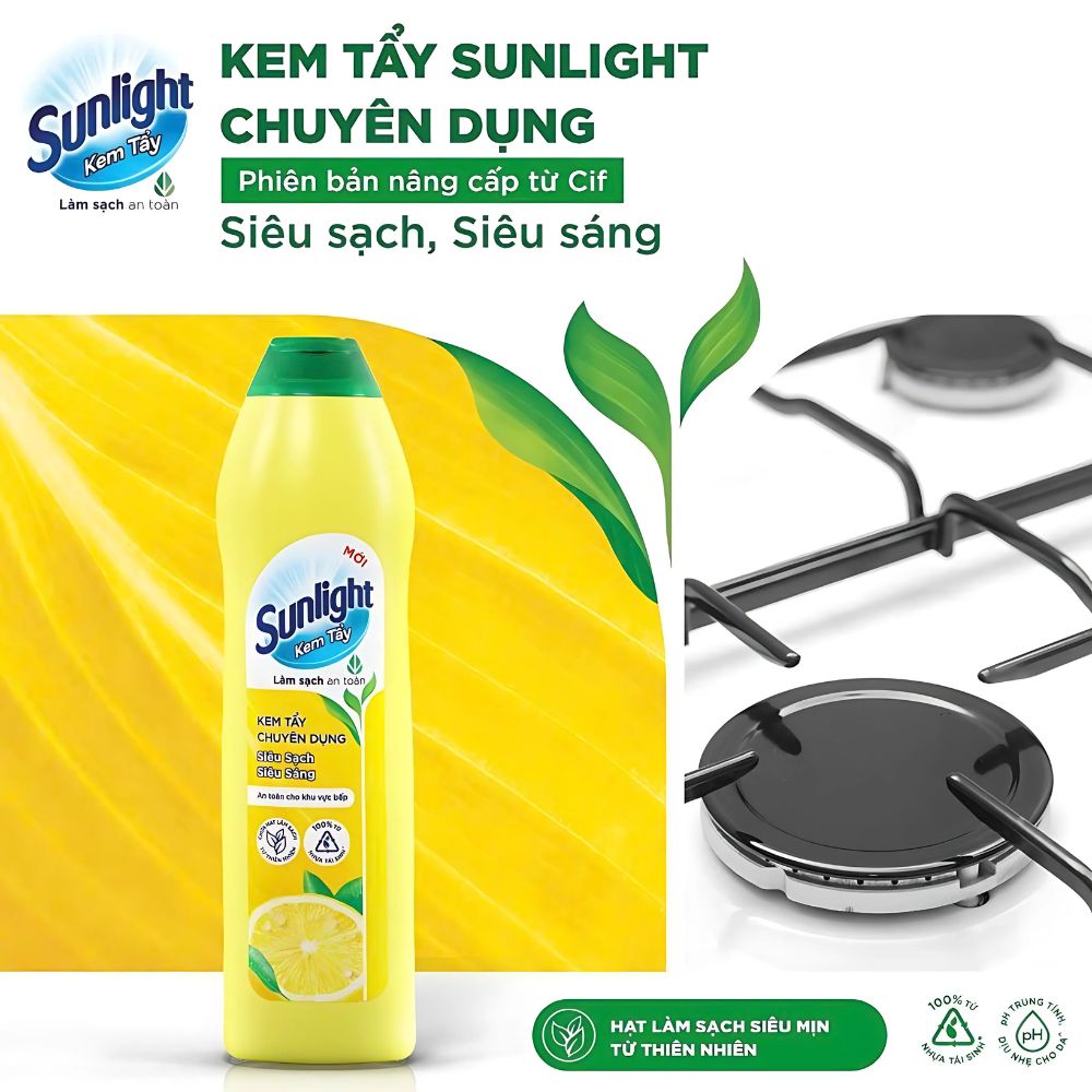 Kem tẩy chuyên dụng Sunlight 690g