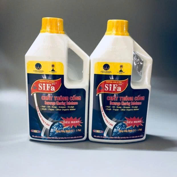 Nước thông tắc cầu cống siêu mạnh Sifa 1.4kg