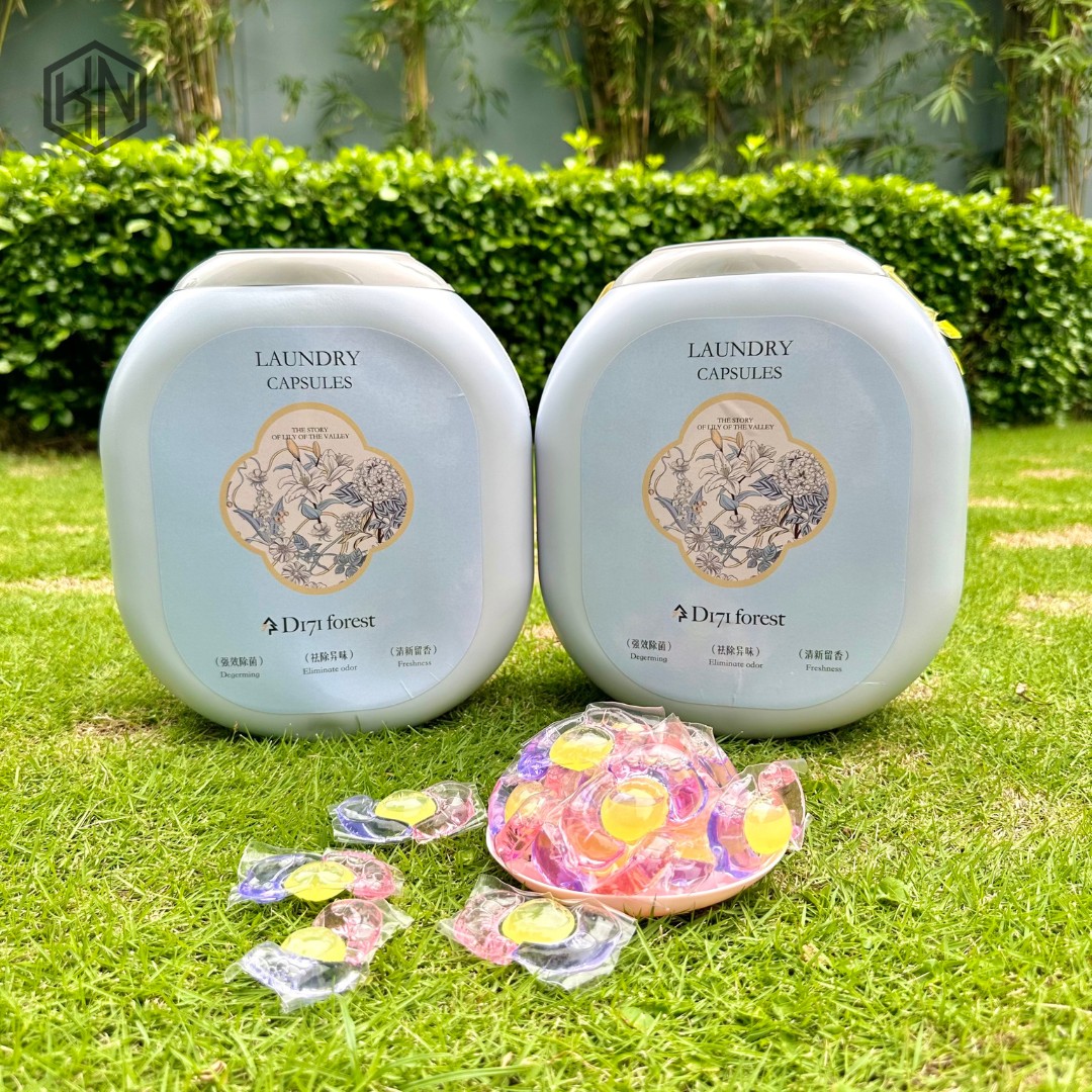 Hộp viên giặt nước hoa 3in1 Laundry Capsules cao cấp
