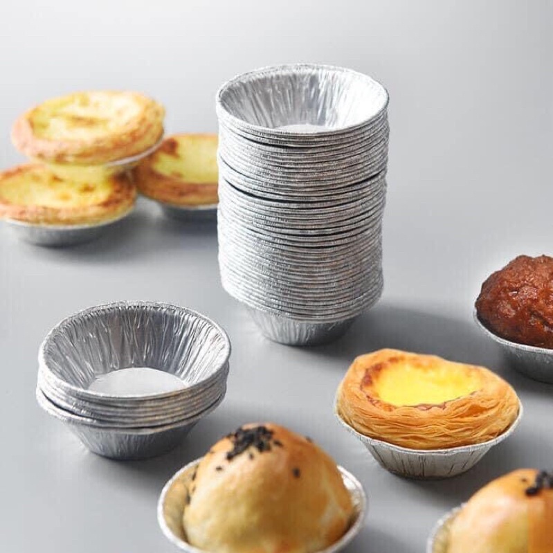 Set 250 cốc giấy bạc nướng bánh chống dính chịu nhiệt