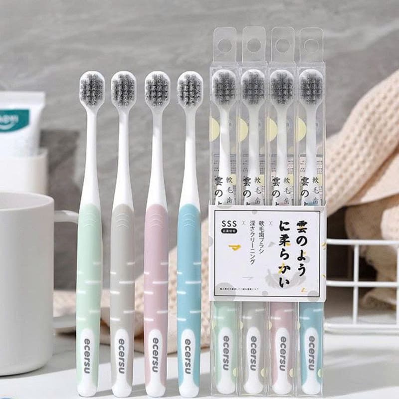 Bộ 4 cái bàn chải đánh răng lông mềm xuất Nhật
