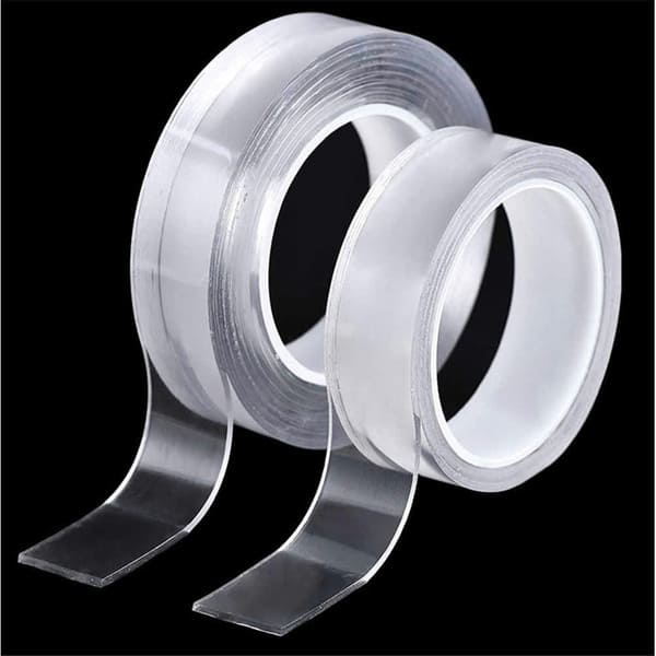 Băng keo siêu dính 2 mặt trong suốt 5m