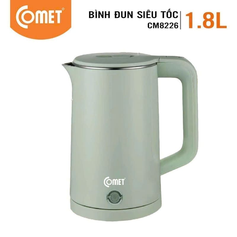 Bình đun siêu tốc Comet CM8226 1.8L
