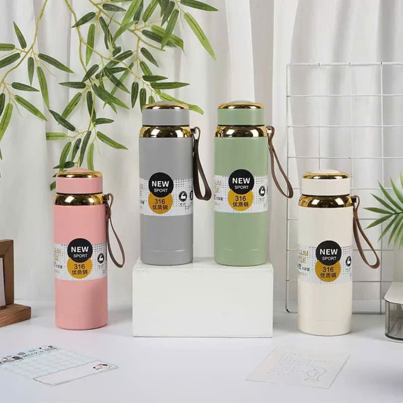 Bình giữ nhiệt viền vàng Vacuum New Sport 800ml