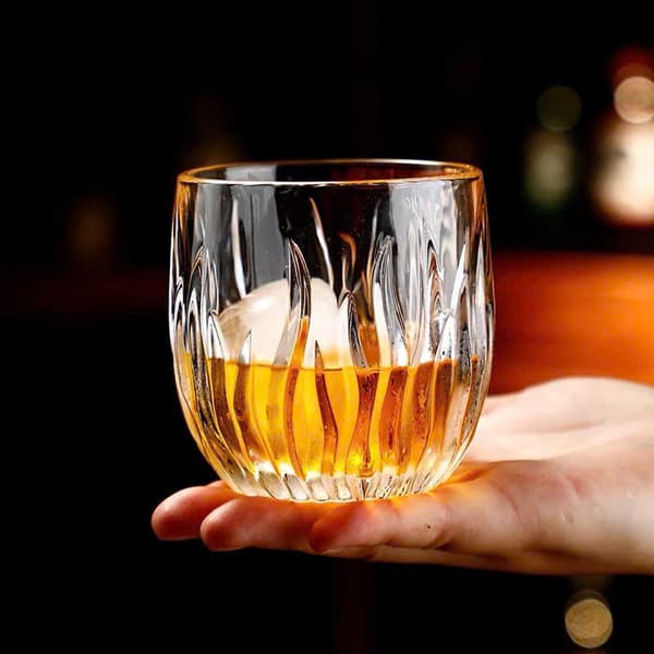 Bộ 6 cốc thuỷ tinh VÀNG cao cấp XM218