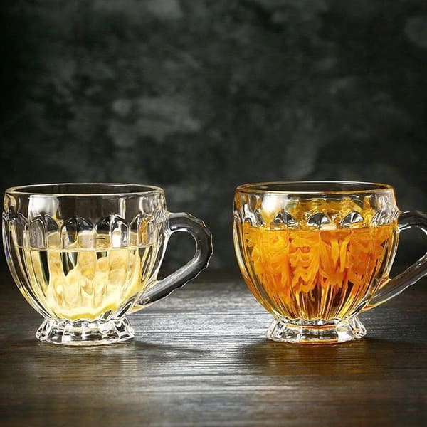 Bộ 6 ly thủy tinh có quai cầm 200ml Lirmartur