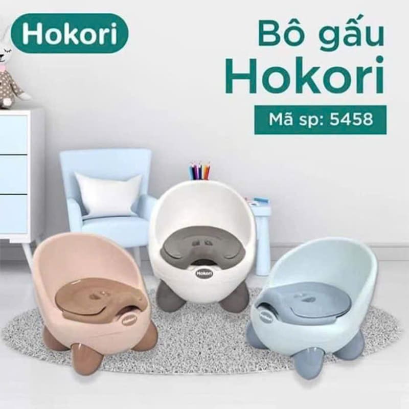 Bô gấu đi vệ sinh cho bé Hokori 5458