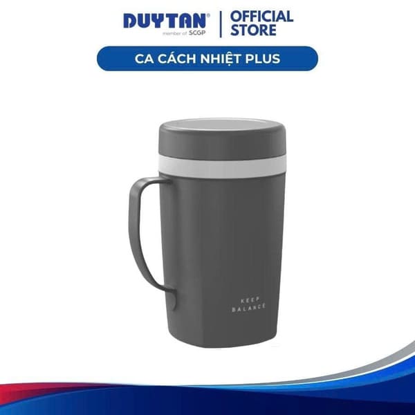 Ca cách nhiệt Plus có quai cầm 500ml Duy Tân