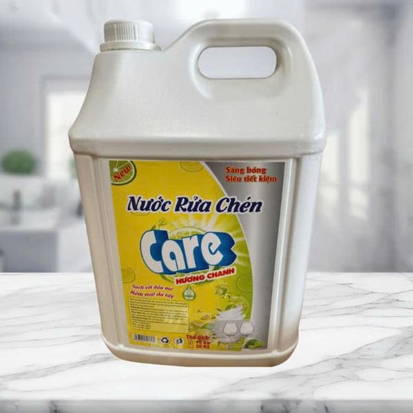 Nước rửa chén Care hương chanh siêu sạch can 10kg