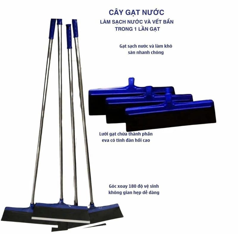 Cây gạt nước sàn nhà chuyên dụng size 45cm