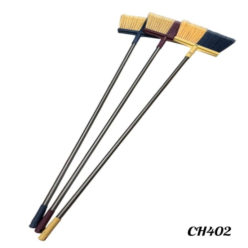 Chổi chà sàn quét nước cao cấp cán dài inox CH-402