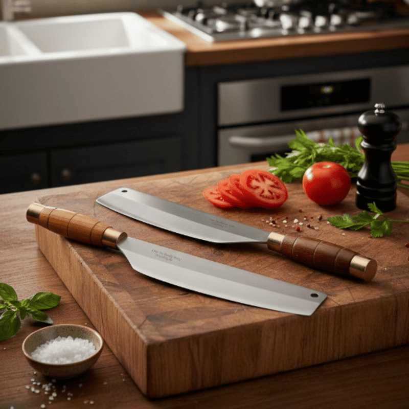 Dao chặt bằng thép không gỉ trúc gỗ 4 lạng