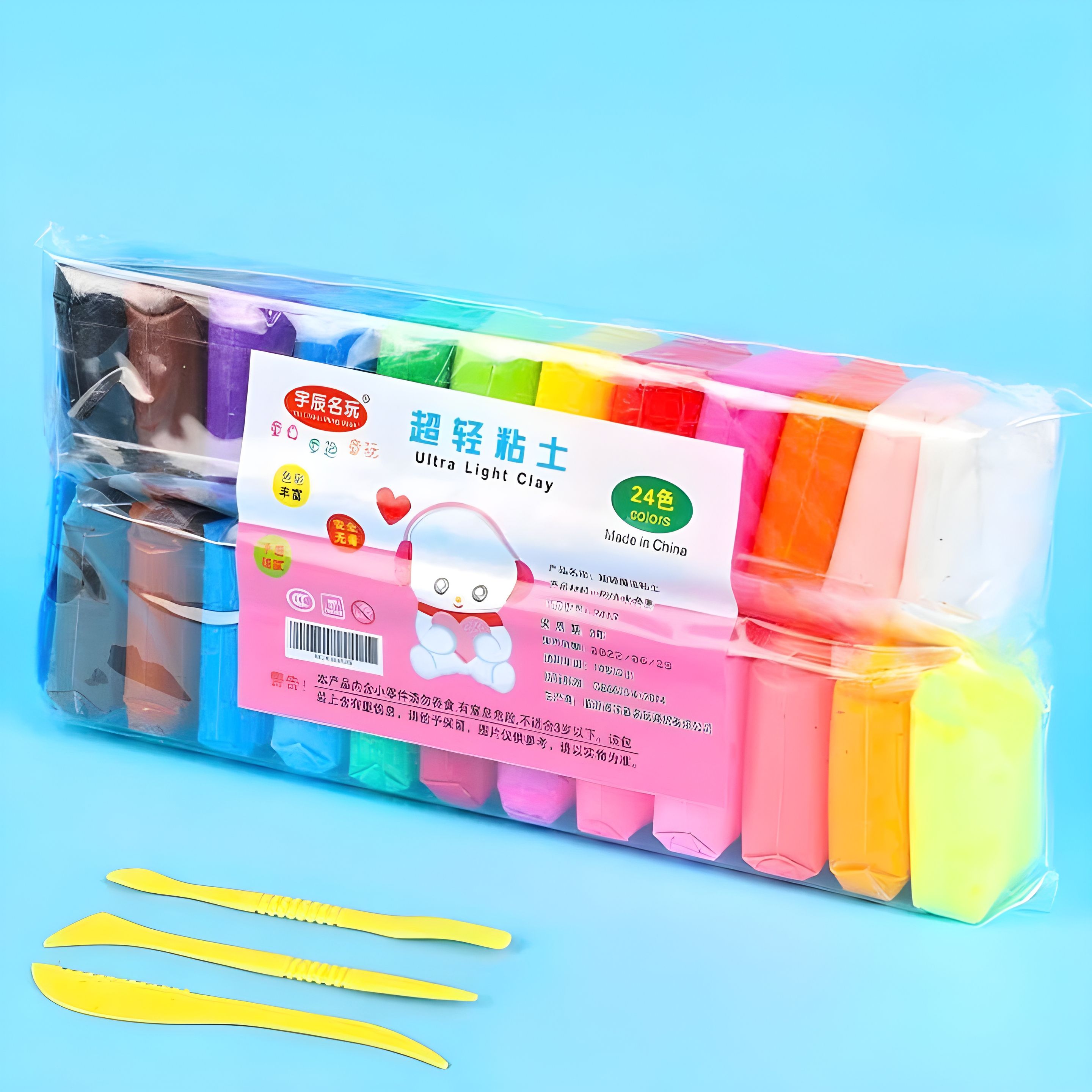 Đất sét tự khô 24 màu thoả sức sáng tạo cho bé