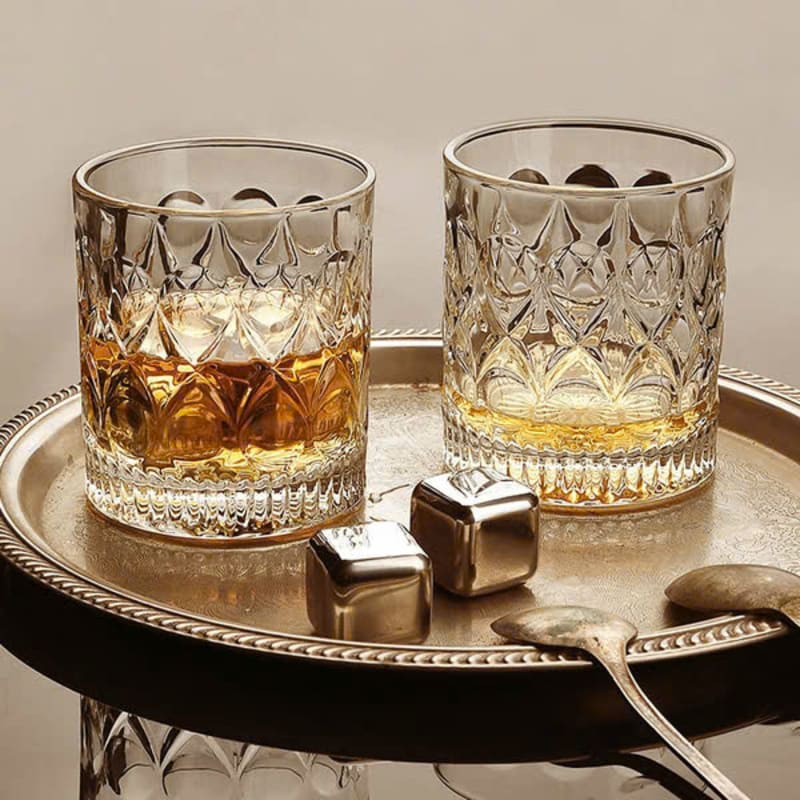 Bộ 6 ly thuỷ tinh Rocks Whisky 300ml Deli cao cấp K3326AC