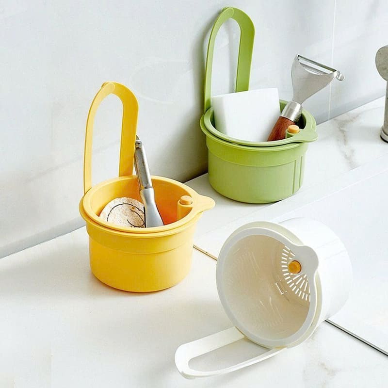 Giỏ lọc rác có quai treo bồn rửa nhà bếp tiện lợi