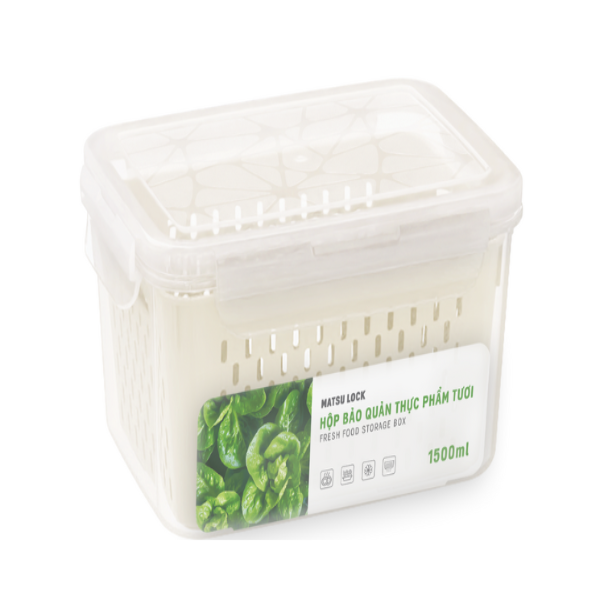 Hộp bảo quản thực phẩm tươi Matsu Lock 1500ml Duy Tân