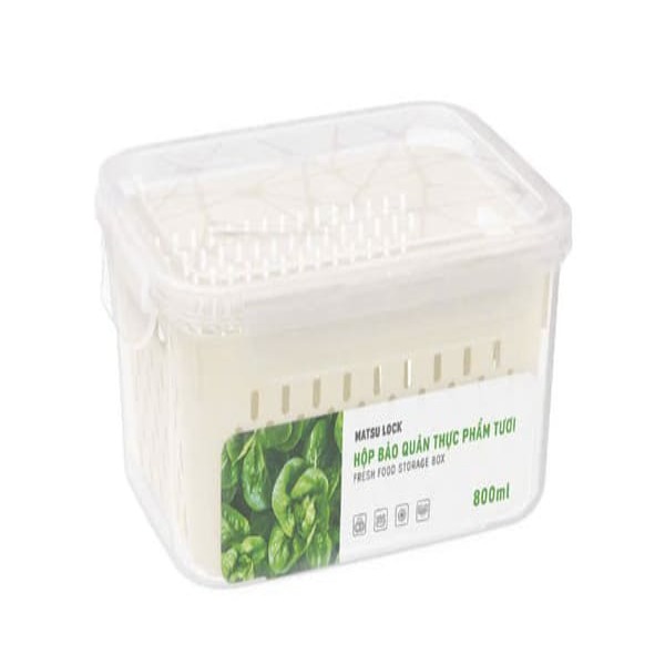 Hộp bảo quản thực phẩm tươi Matsu Lock 800ml Duy Tân