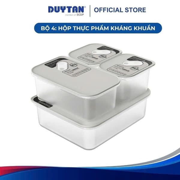 Hộp thực phẩm kháng khuẩn Matsu Lock 500ml Duy Tân