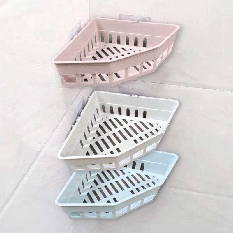 Kệ góc hình tam giác đựng đồ nhà tắm tiện lợi