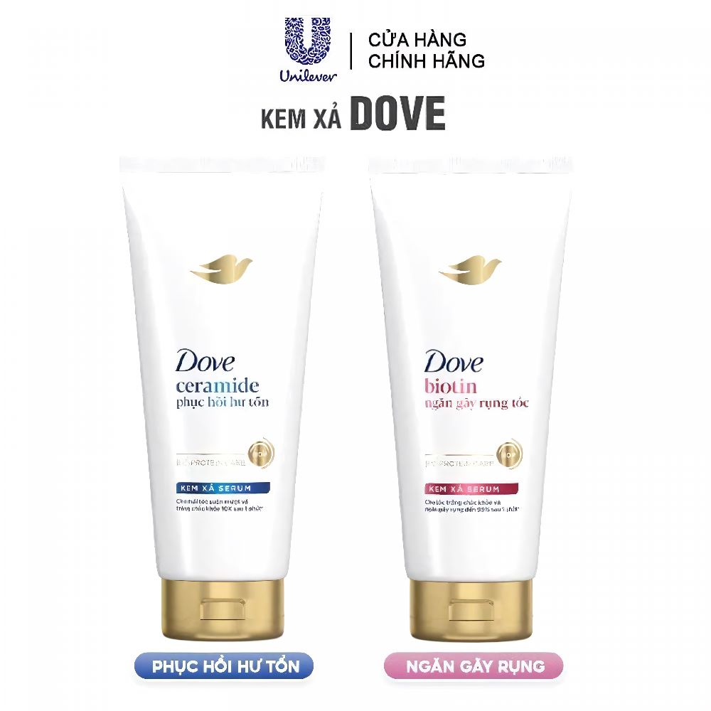 Kem xả Dove phục hồi hư tổn chai 320g