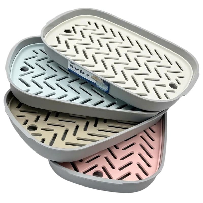 Khay úp ly hình Oval Thái Hiwa size lớn