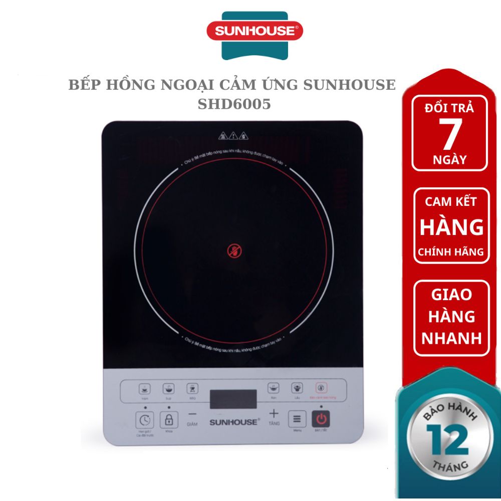 Bếp hồng ngoại cảm ứng Sunhouse SHD6005
