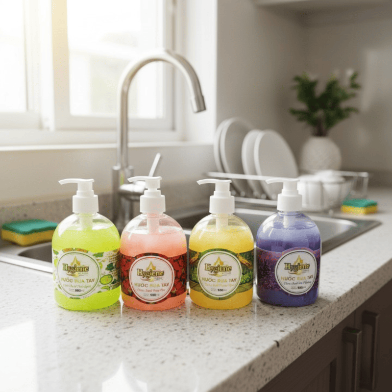 Nước rửa tay chiết suất thiên nhiên Hygiene Sacom 500ml