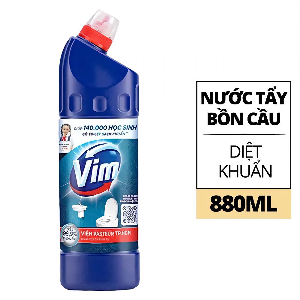 Nước tẩy vệ sinh Vim chai 880ml