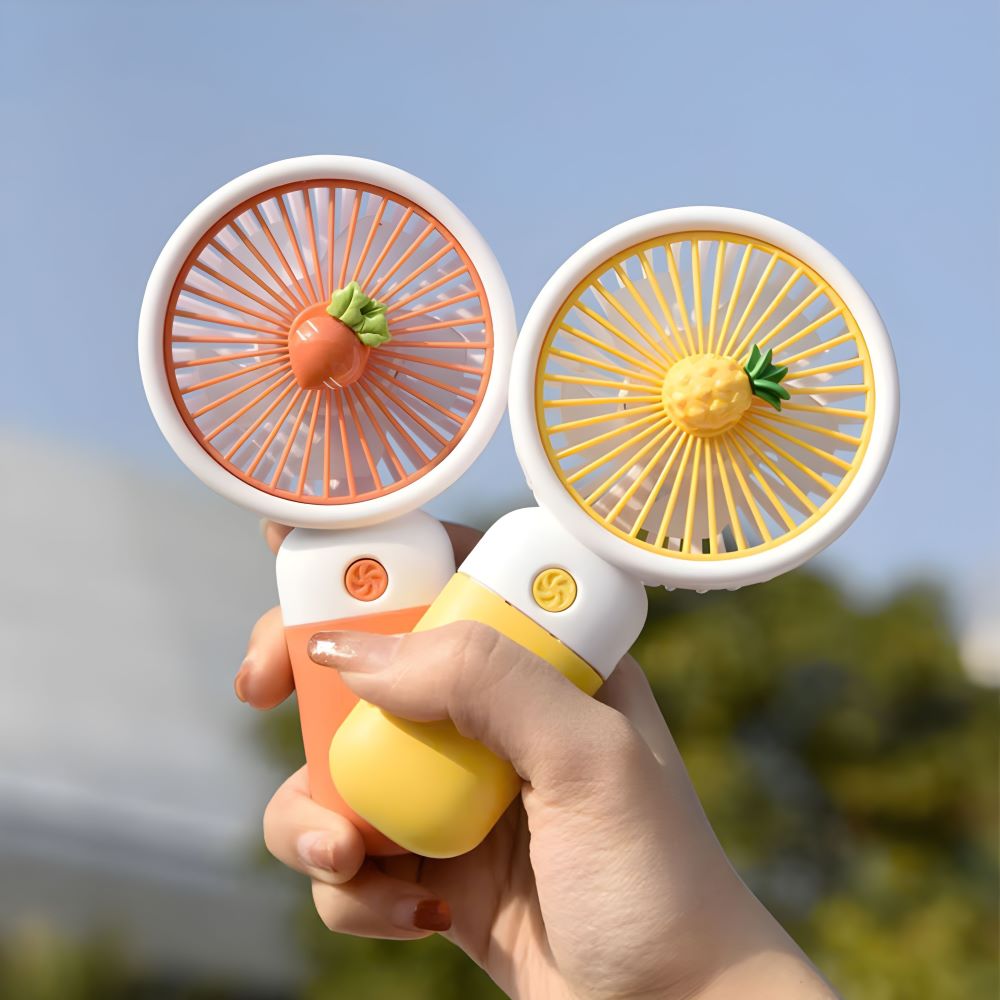 Quạt cầm tay mini trái cây kiêm giá đỡ điện thoại DD5645