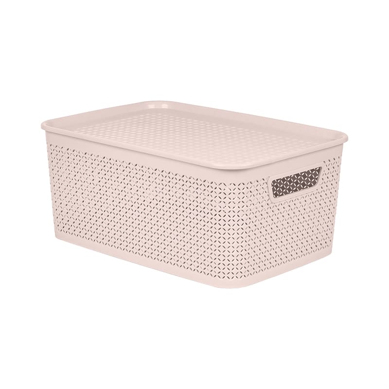 Rổ nhựa Việt Nhật có nắp size trung