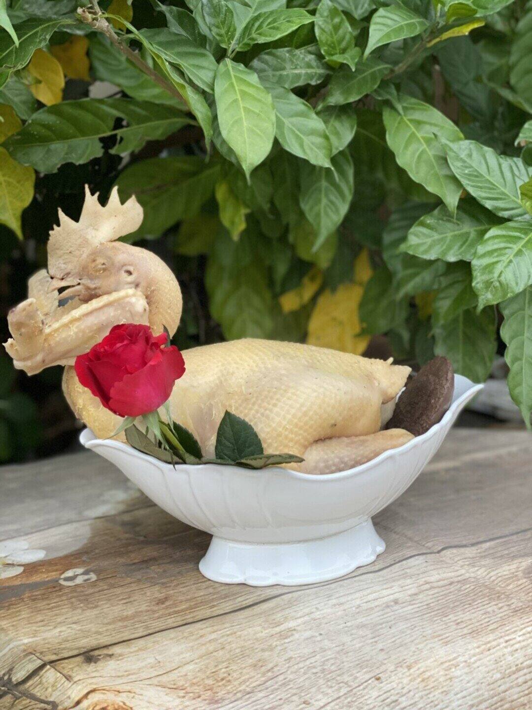 Bát bày gà cúng sứ Bát Tràng cao cấp