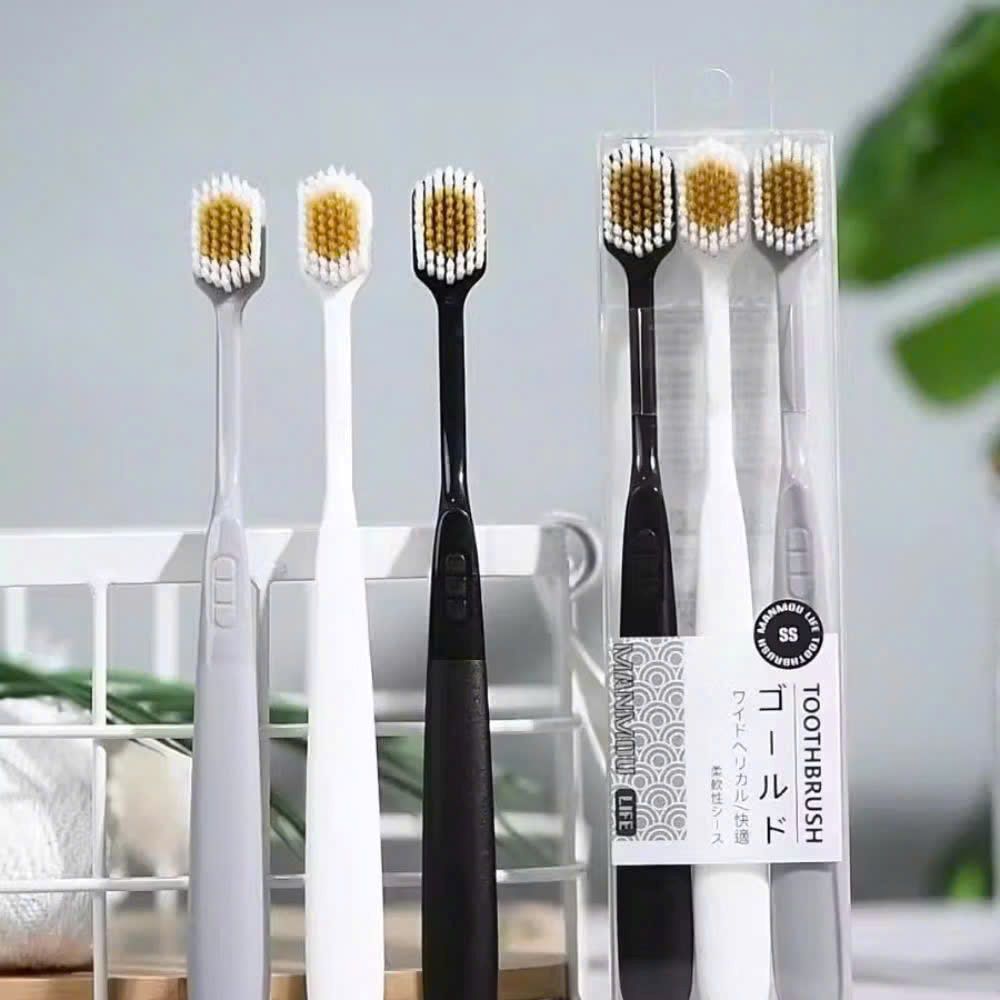 Set 3 bàn chải đánh răng siêu mềm Toothbrush Nhật