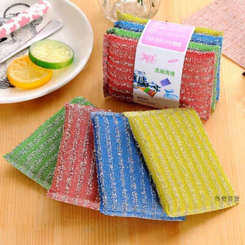 Set 60 miếng rửa chén kim tuyến hai mặt tiện lợi