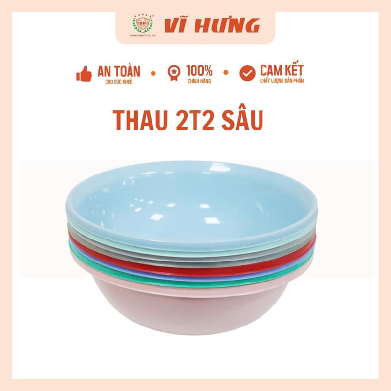Thau nhựa tròn Sâu Vĩ Hưng 2T2 6575