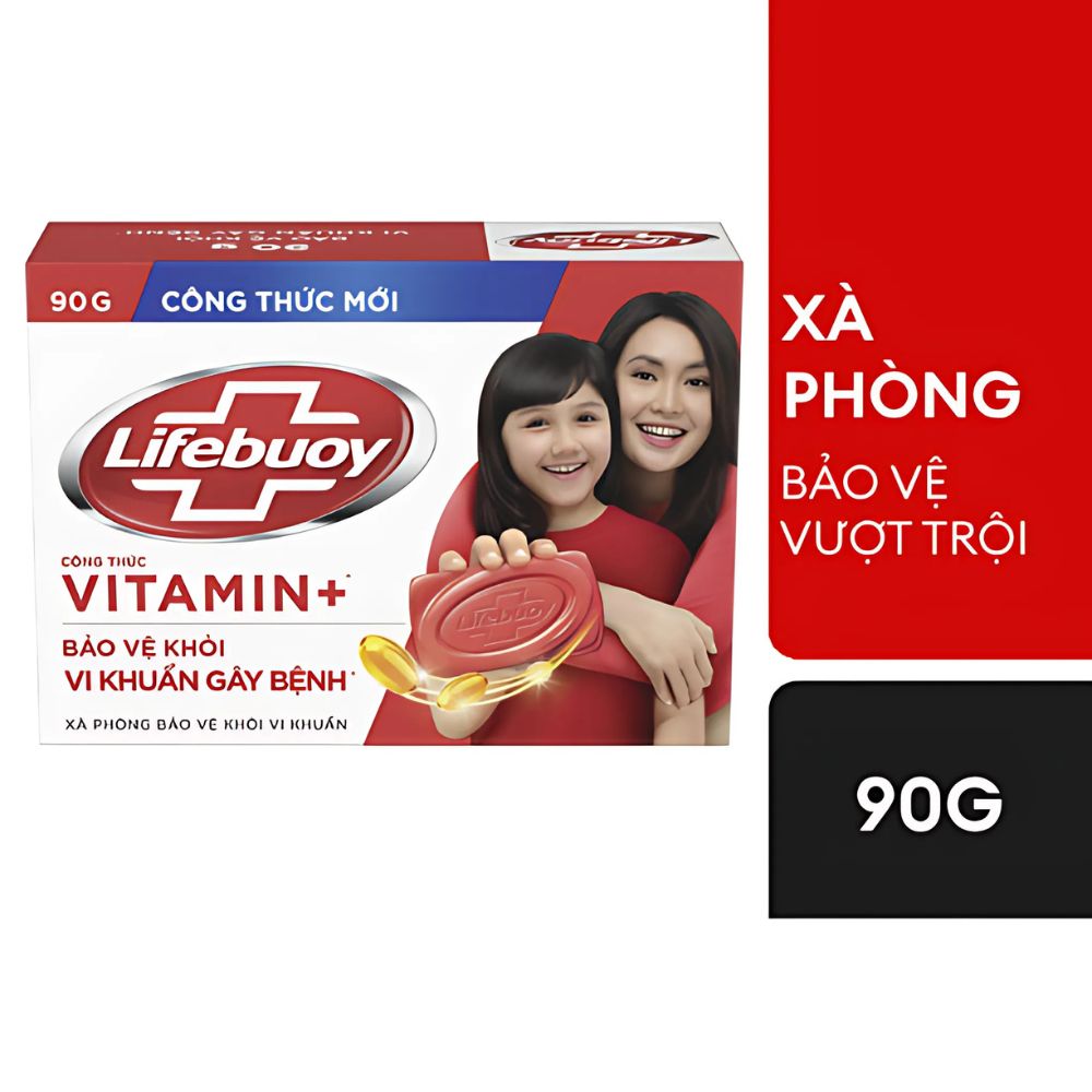 Xà phòng sạch khuẩn Lifebuoy 90g