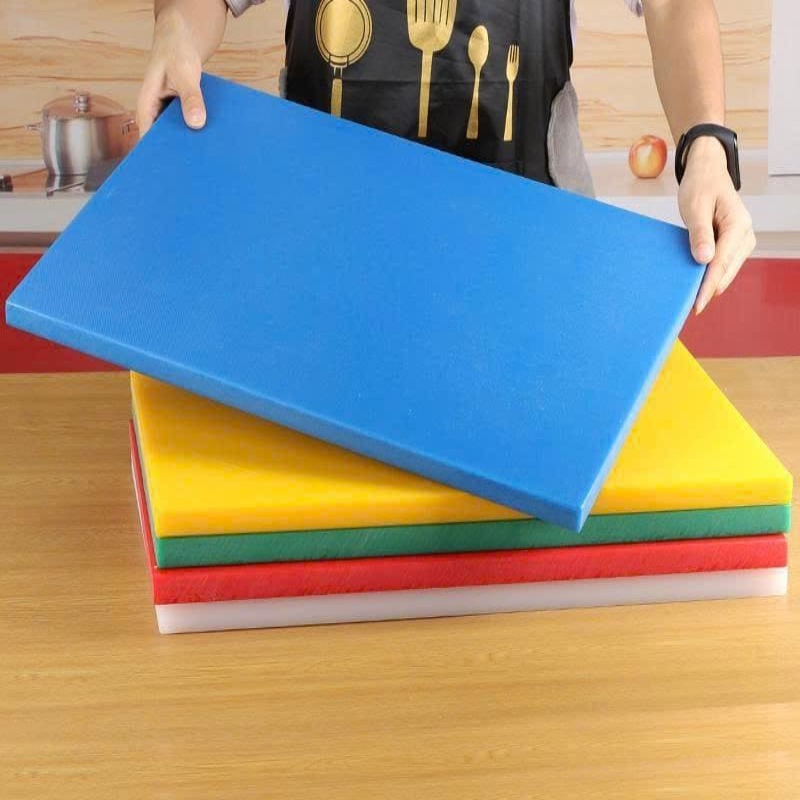 Thớt nhựa màu công nghiệp chữ nhật size 30-40-2cm