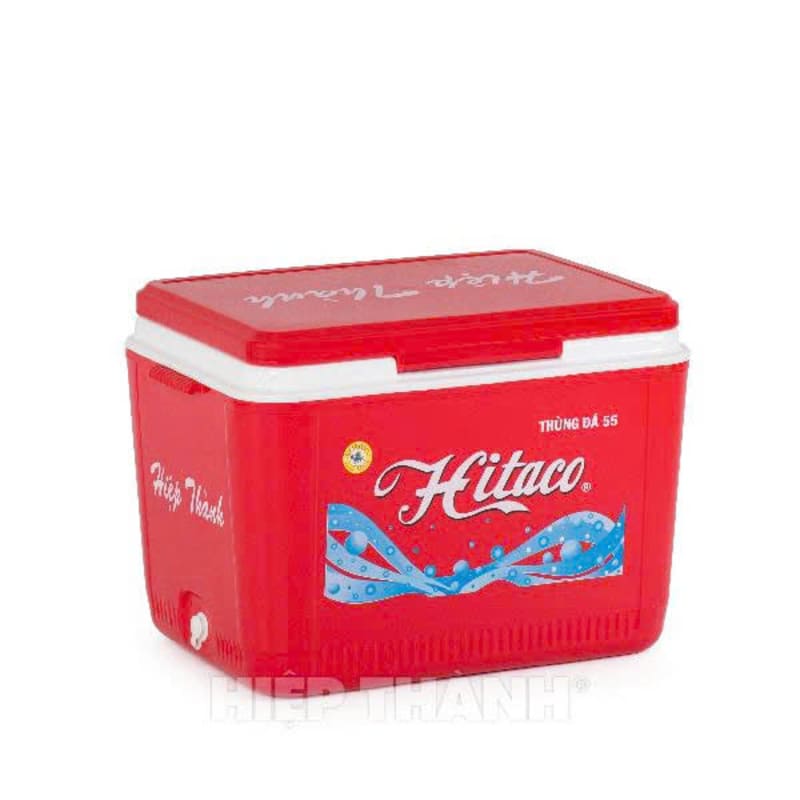 Thùng đá vuông nhựa Hiệp Thành Hitaco 55 Lít