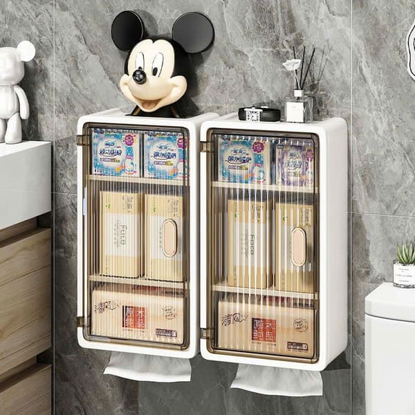 Tủ đựng mỹ phẩm 3 tầng treo tường đa năng cao cấp