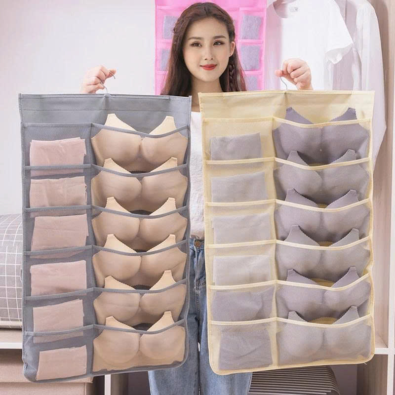 Túi đựng đồ lót, đồ dùng cá nhân 2 mặt nhiều ngăn