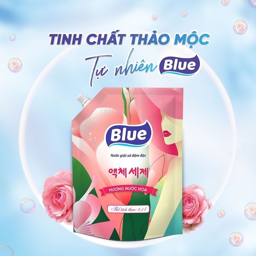 Nước giặt Blue dạng túi Hàn Quốc 2kg