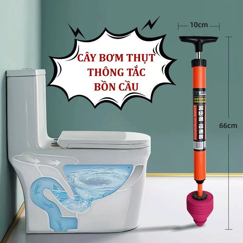 Cây thông bồn cầu bằng khí nén áp lực