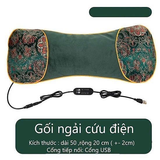 Gối điện ngải cứu Trung Hoa thảo mộc dưỡng sinh
