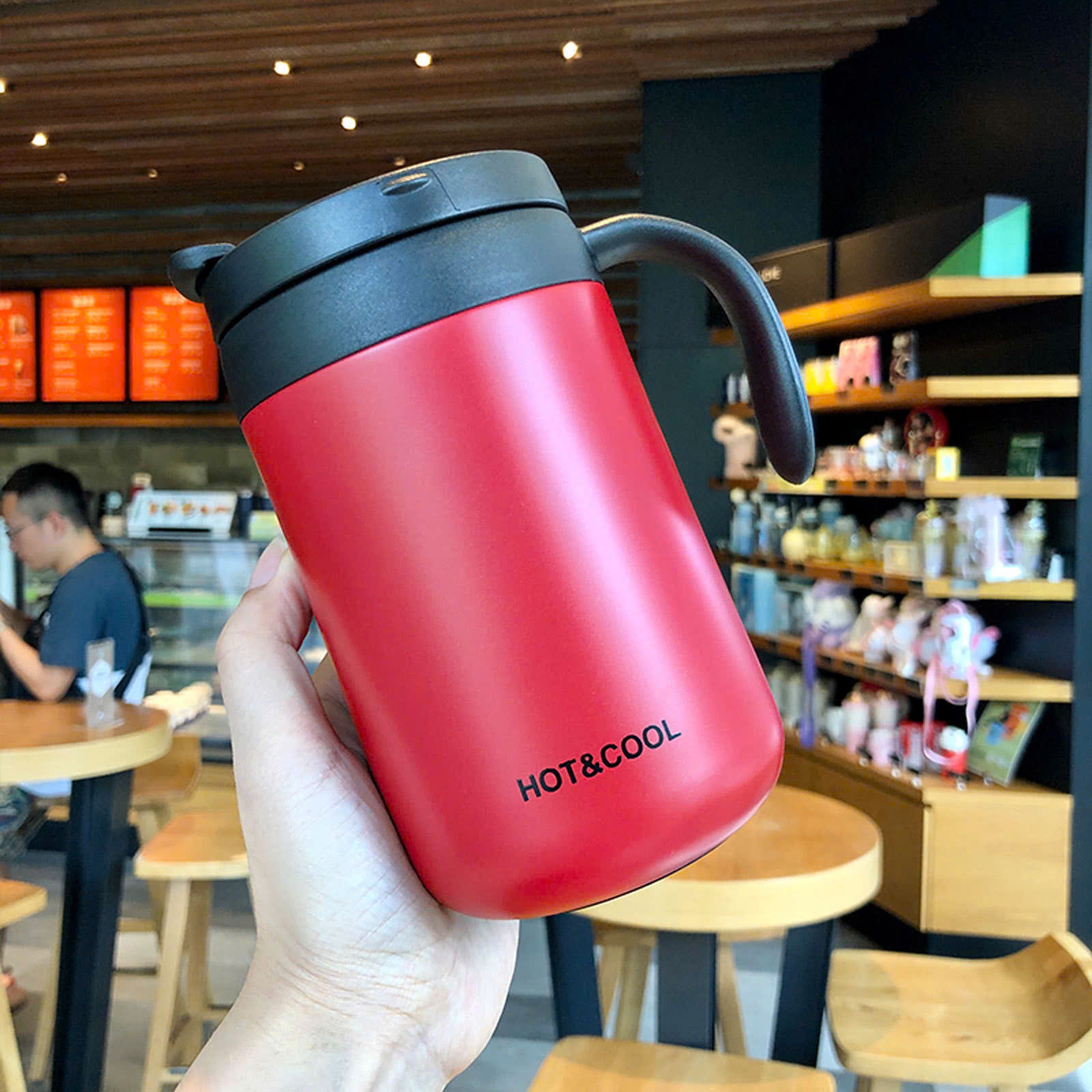 Ca giữ nhiệt có nắp Hot&Cool inox 304 500ml